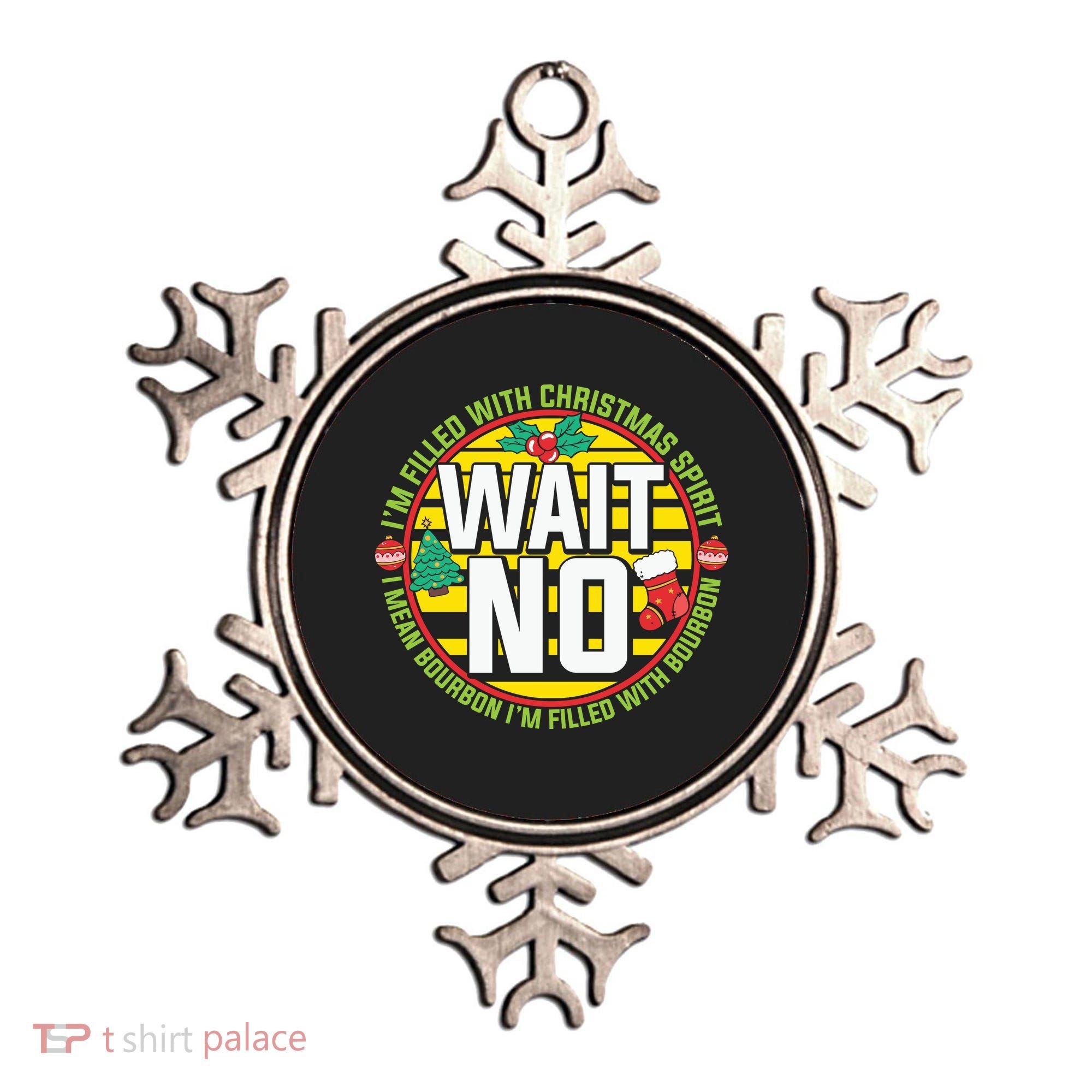 Funny Christmas Bourbon Ornament