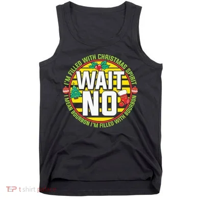 Funny Christmas Bourbon Tank Top