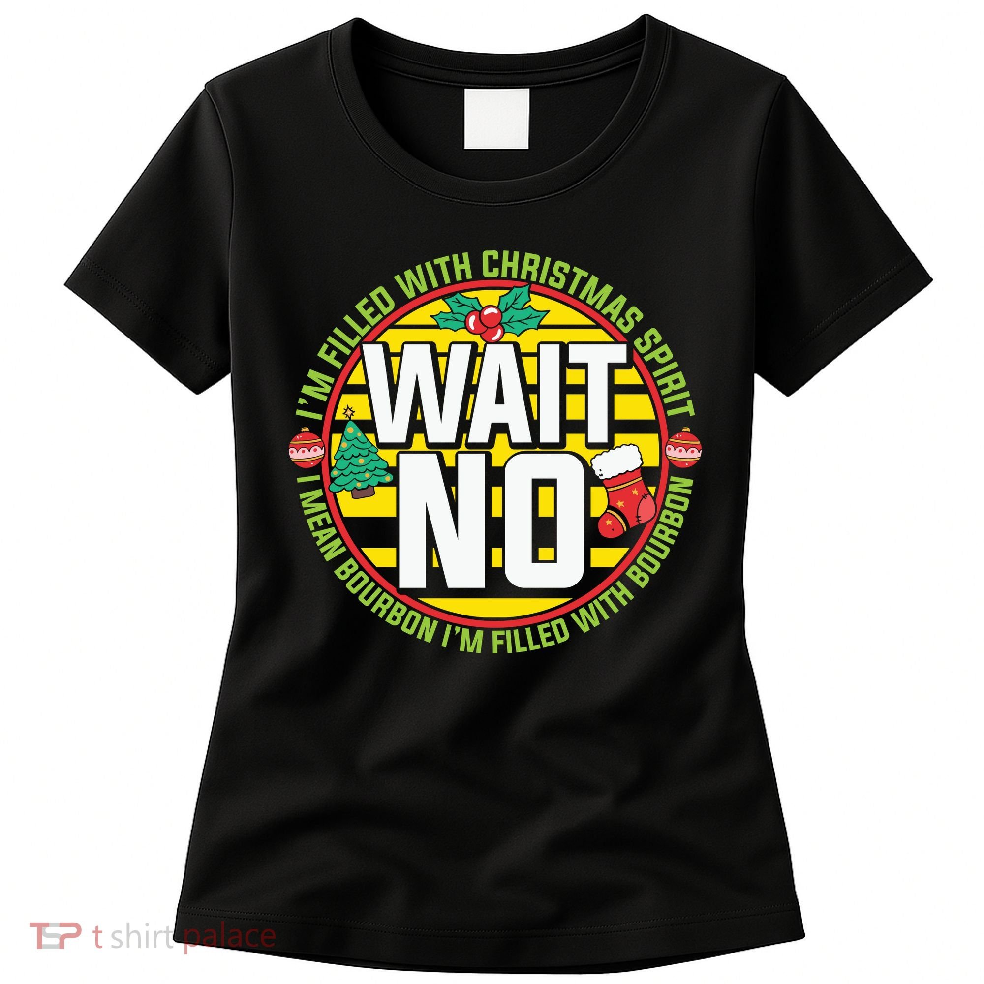 Funny Christmas Bourbon Women's T-Shirt