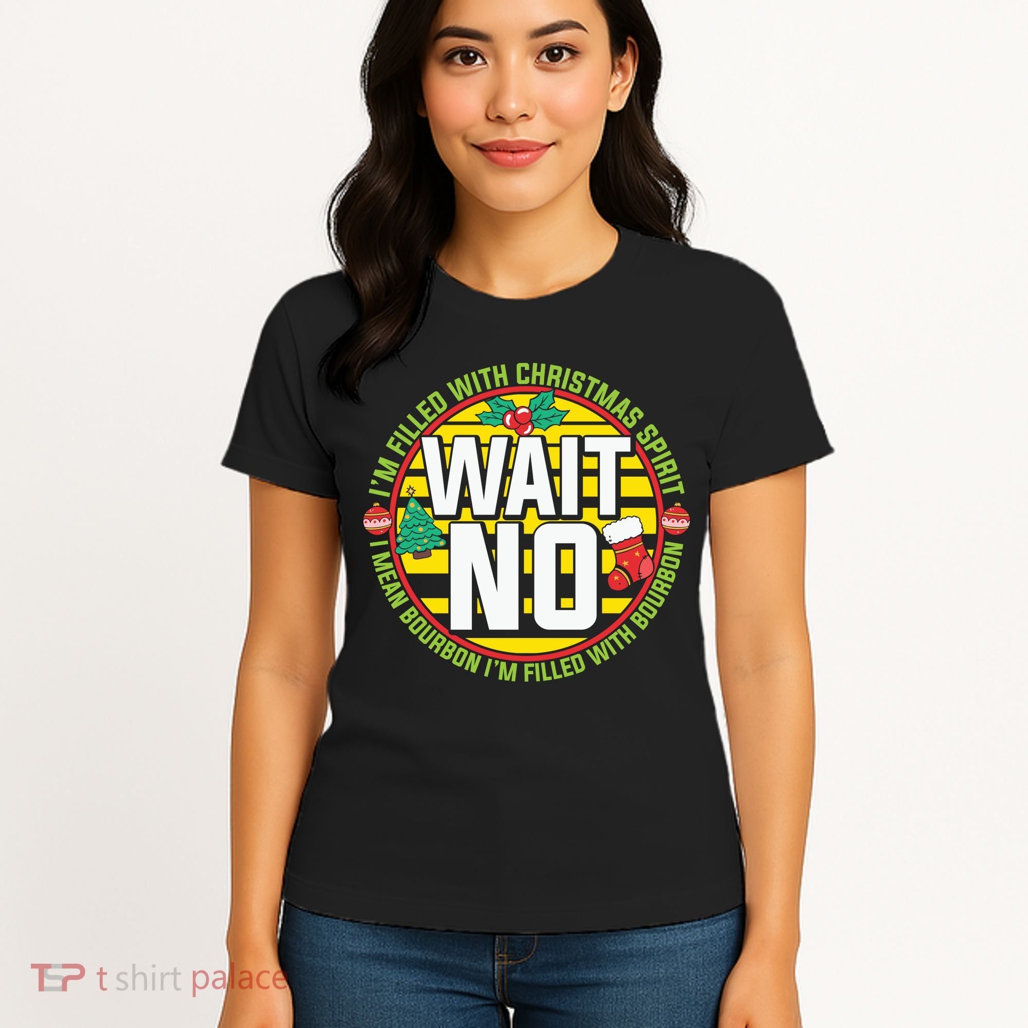 Funny Christmas Bourbon Women's T-Shirt