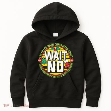 Funny Christmas Bourbon Kids Hoodie