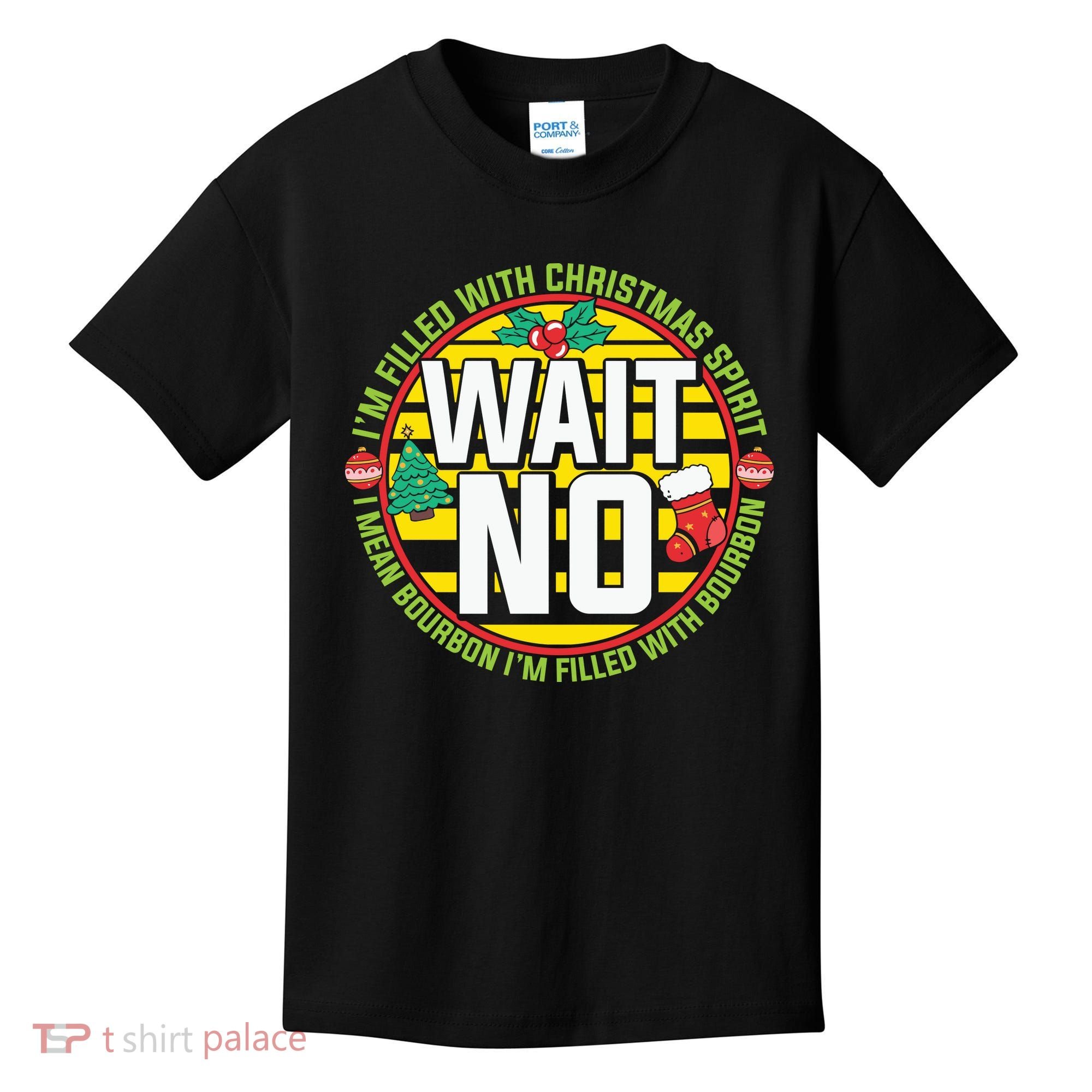 Funny Christmas Bourbon Kids T-Shirt