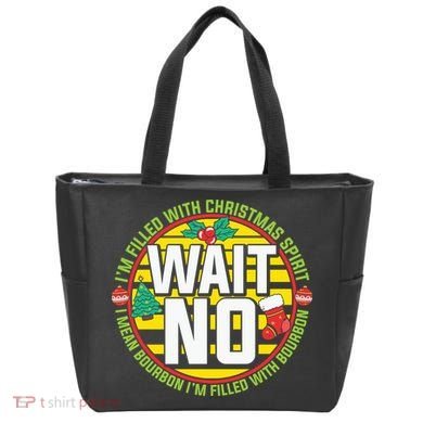 Funny Christmas Bourbon Tote Bag