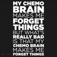 Funny Chemo Brain For Cancer Treatment Patients Backpack thumb 2