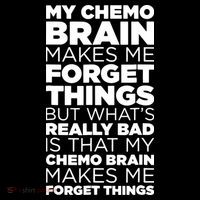 Funny Chemo Brain For Cancer Treatment Patients Women's Hoodie thumb 2
