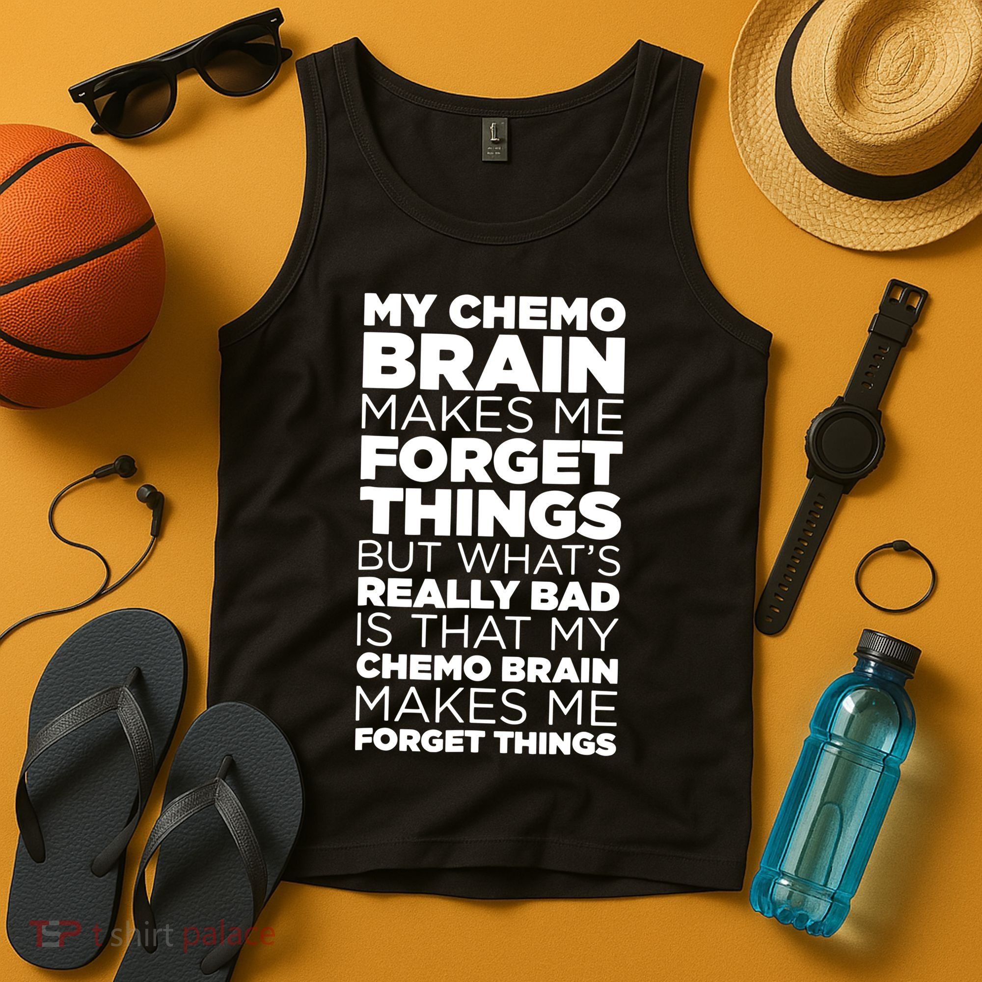 Funny Chemo Brain For Cancer Treatment Patients Tank Top