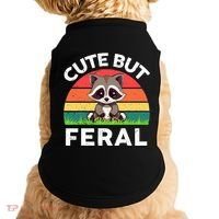 Funny Cute But Feral Raccoon Doggie Tank thumb 0
