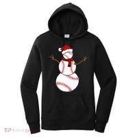 Funny Christmas Baseball Balls Santa Snowman TShirt TShirt Women's Hoodie thumb 0