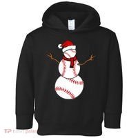 Funny Christmas Baseball Balls Santa Snowman TShirt TShirt Toddler Hoodie thumb 0