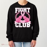 Fight Club Breast Cancer Awareness Warrior Women's Sweatshirt thumb 0