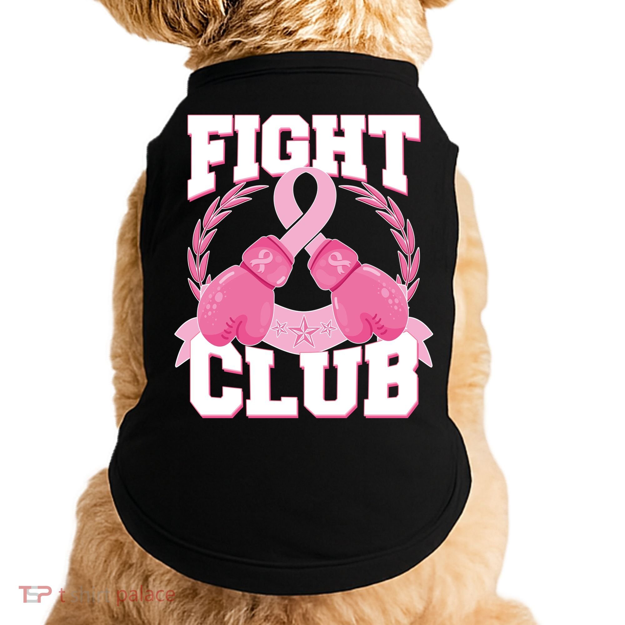 Fight Club Breast Cancer Awareness Warrior Doggie Tank