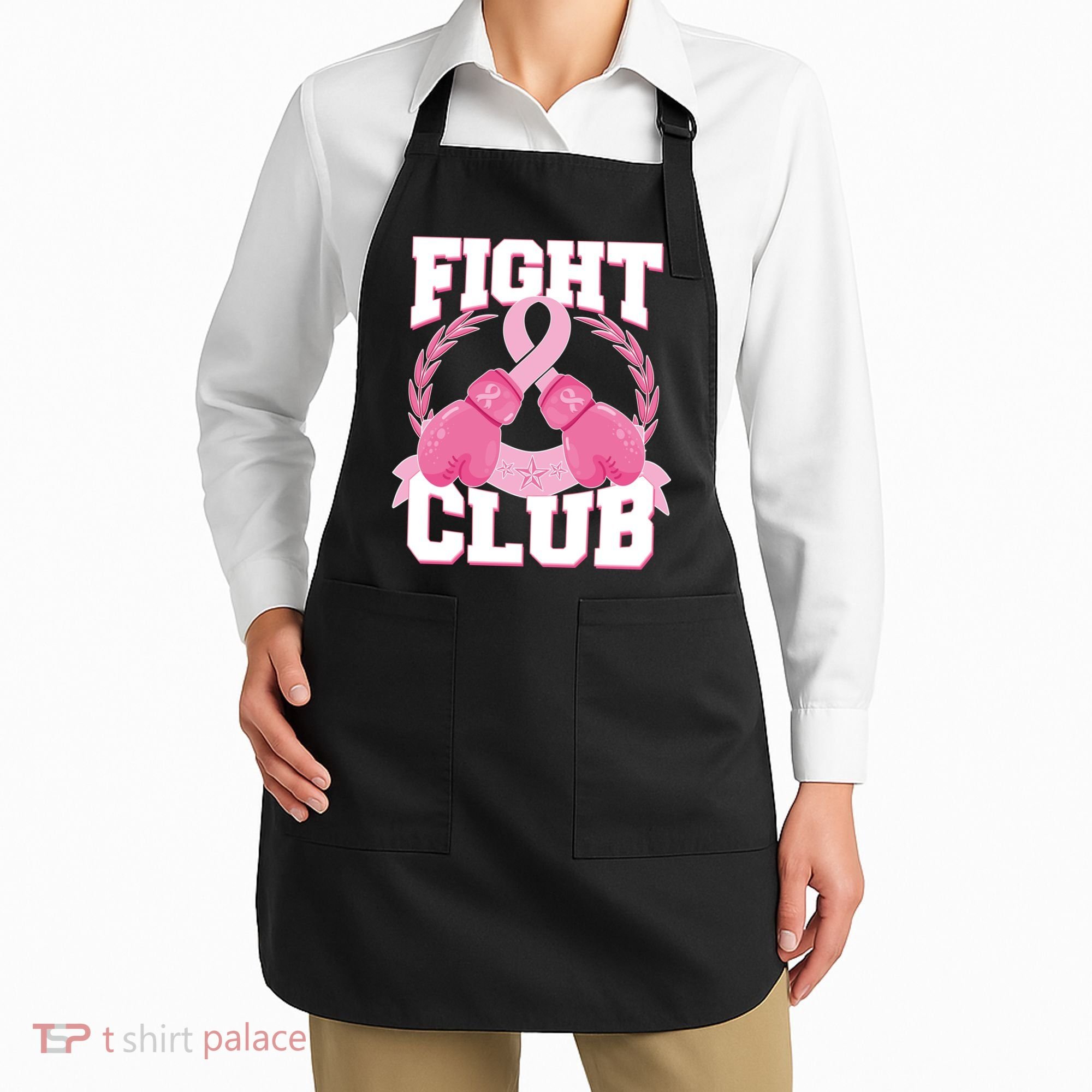 Fight Club Breast Cancer Awareness Warrior Apron