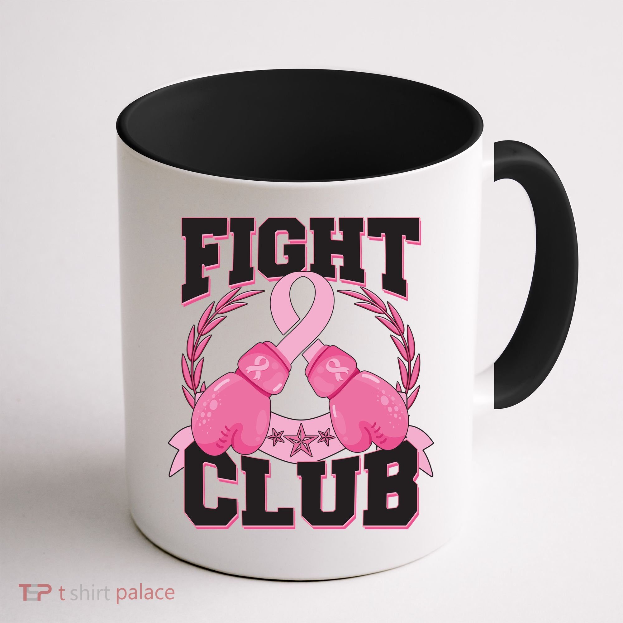 Fight Club Breast Cancer Awareness Warrior Coffee Mug