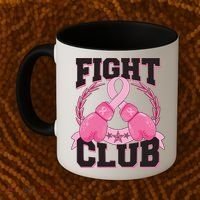 Fight Club Breast Cancer Awareness Warrior Coffee Mug thumb 2