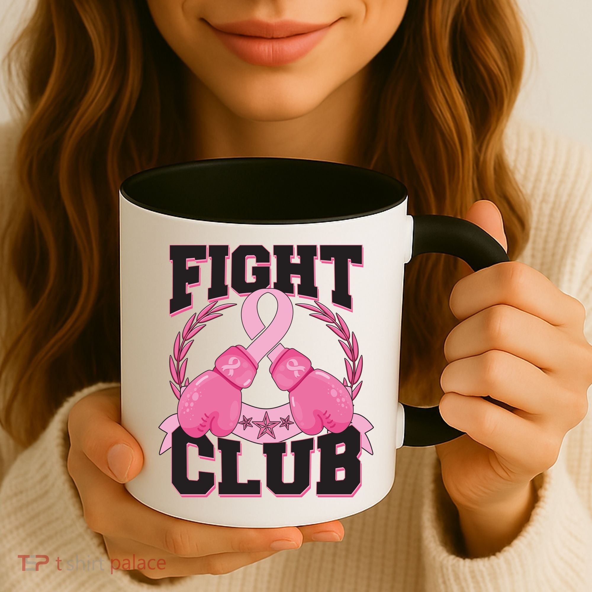 Fight Club Breast Cancer Awareness Warrior Coffee Mug