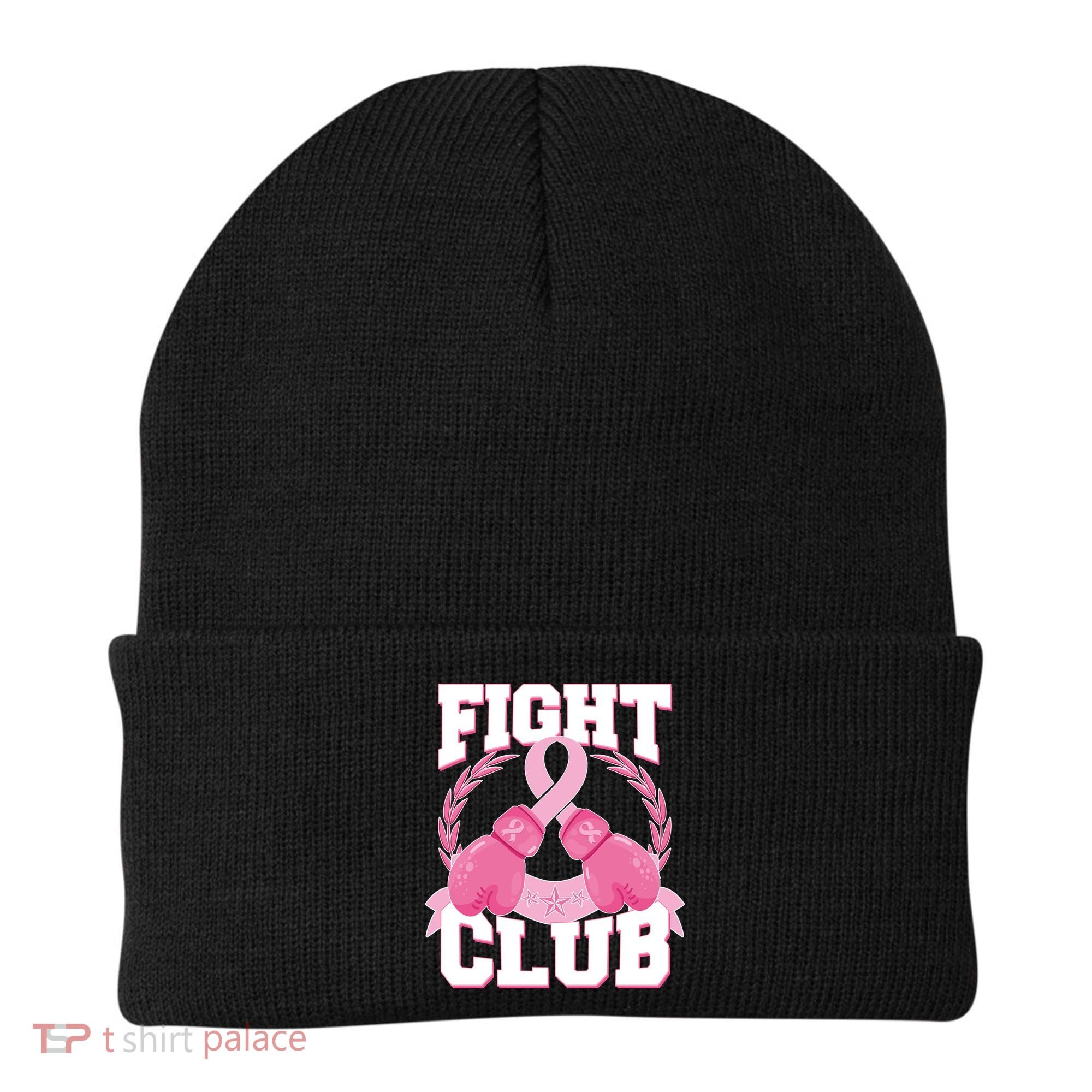 Fight Club Breast Cancer Awareness Warrior Beanie