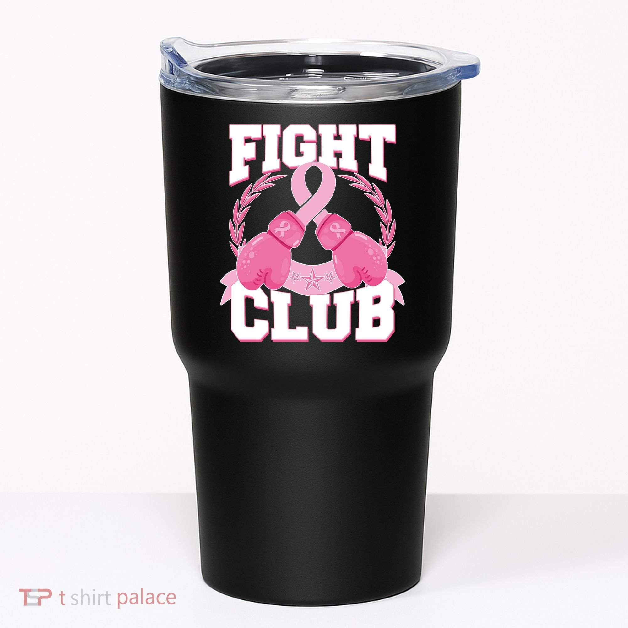 Fight Club Breast Cancer Awareness Warrior Tumbler