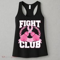Fight Club Breast Cancer Awareness Warrior Women's Tank Top thumb 3