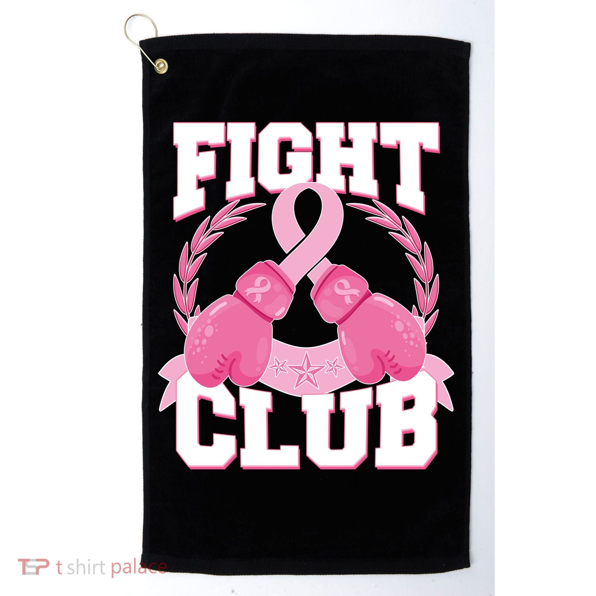 Fight Club Breast Cancer Awareness Warrior Golf Towel