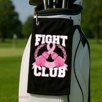 Fight Club Breast Cancer Awareness Warrior Golf Towel thumb 2
