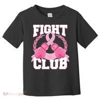 Fight Club Breast Cancer Awareness Warrior Toddler T-Shirt thumb 0