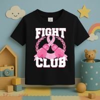 Fight Club Breast Cancer Awareness Warrior Toddler T-Shirt thumb 3