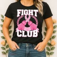 Fight Club Breast Cancer Awareness Warrior Women's T-Shirt thumb 2