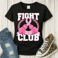 Fight Club Breast Cancer Awareness Warrior Women's T-Shirt thumb 3