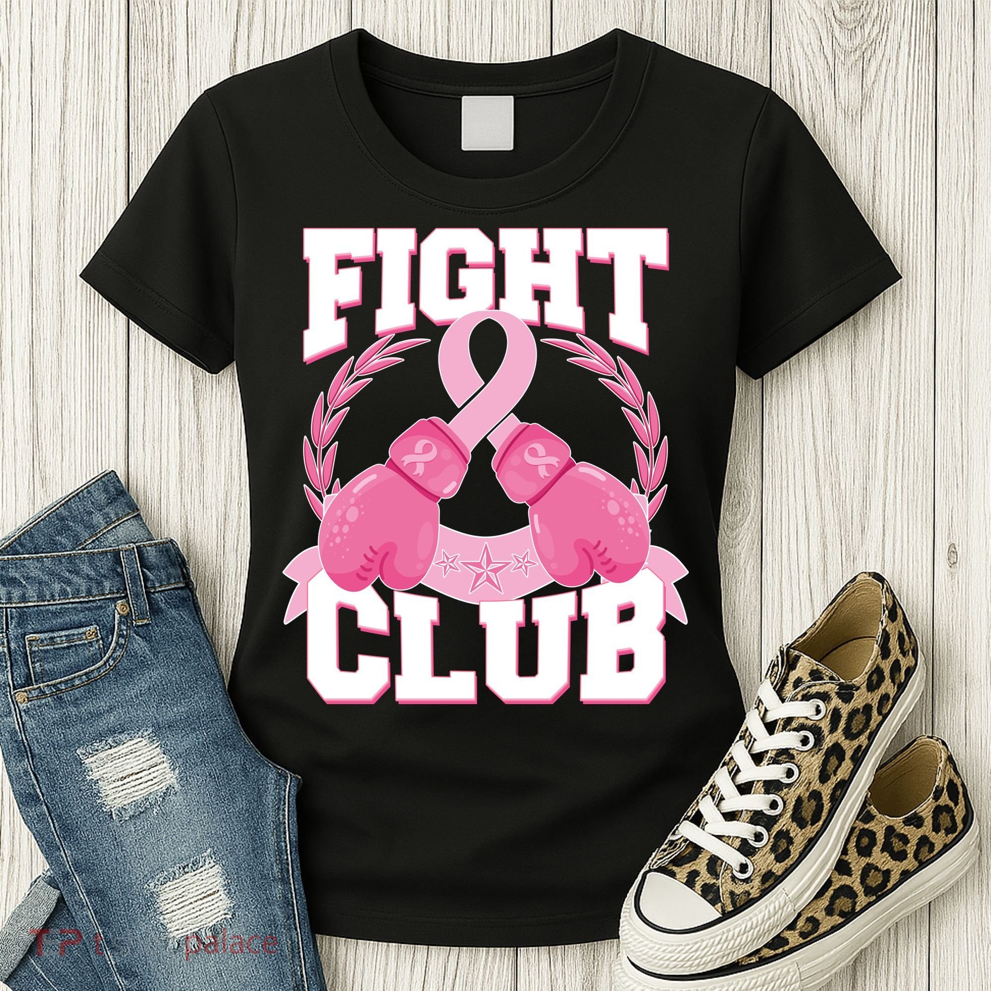 Fight Club Breast Cancer Awareness Warrior Women's T-Shirt