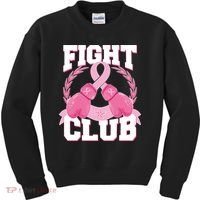 Fight Club Breast Cancer Awareness Warrior Kids Sweatshirt thumb 0