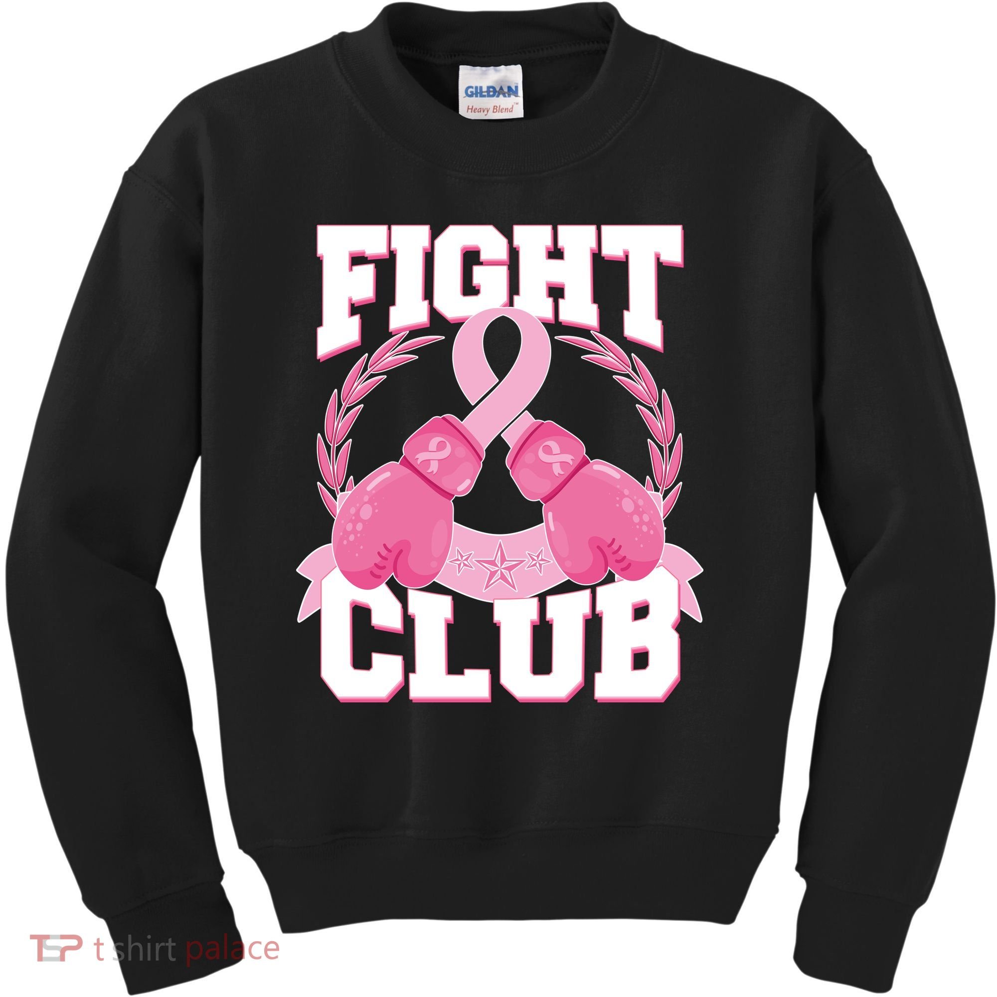 Fight Club Breast Cancer Awareness Warrior Kids Sweatshirt