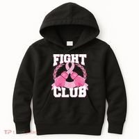 Fight Club Breast Cancer Awareness Warrior Kids Hoodie thumb 0