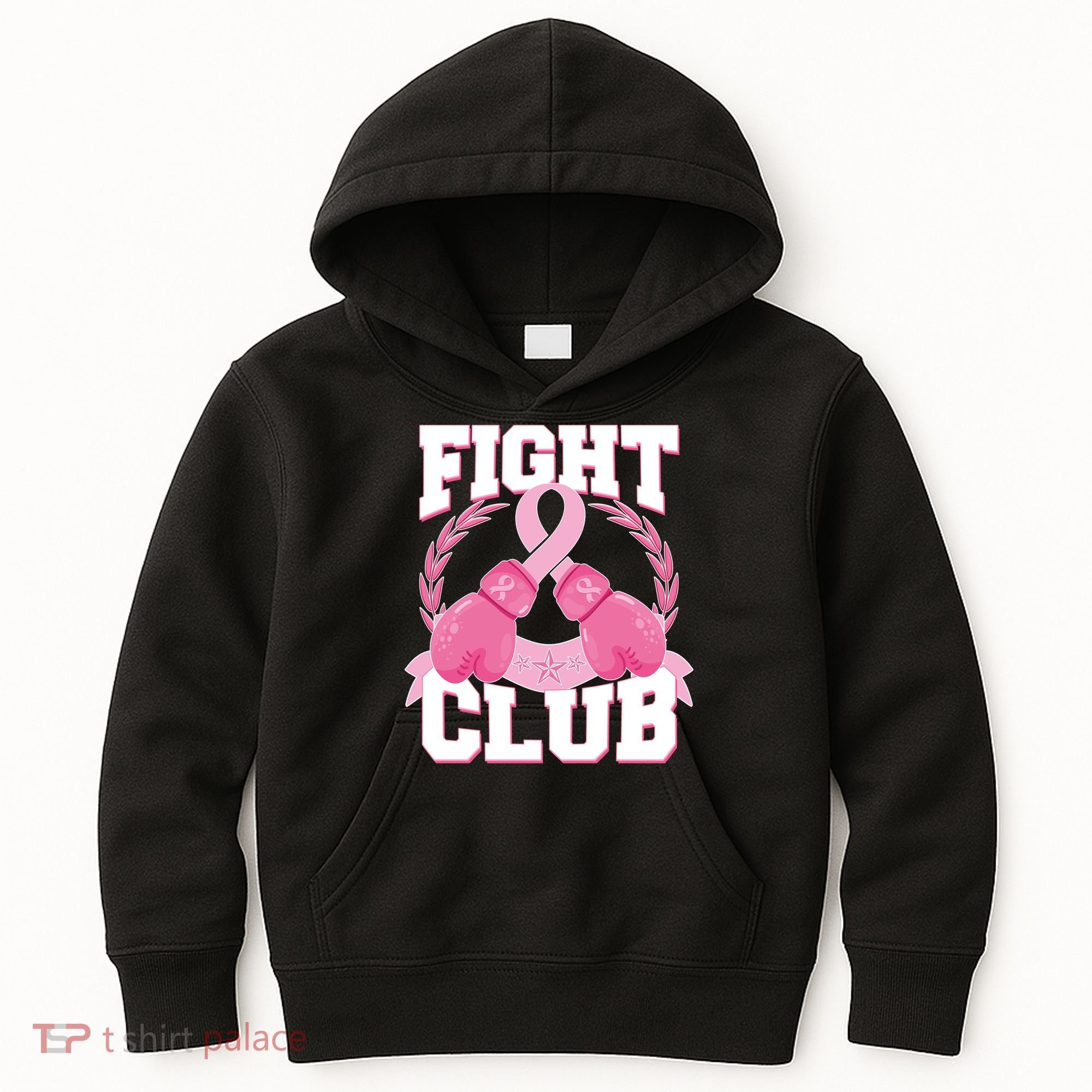 Fight Club Breast Cancer Awareness Warrior Kids Hoodie