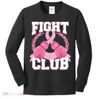 Fight Club Breast Cancer Awareness Warrior Kids Long Sleeve Shirt thumb 0