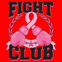 Fight Club Breast Cancer Awareness Warrior Santa Hat thumb 1