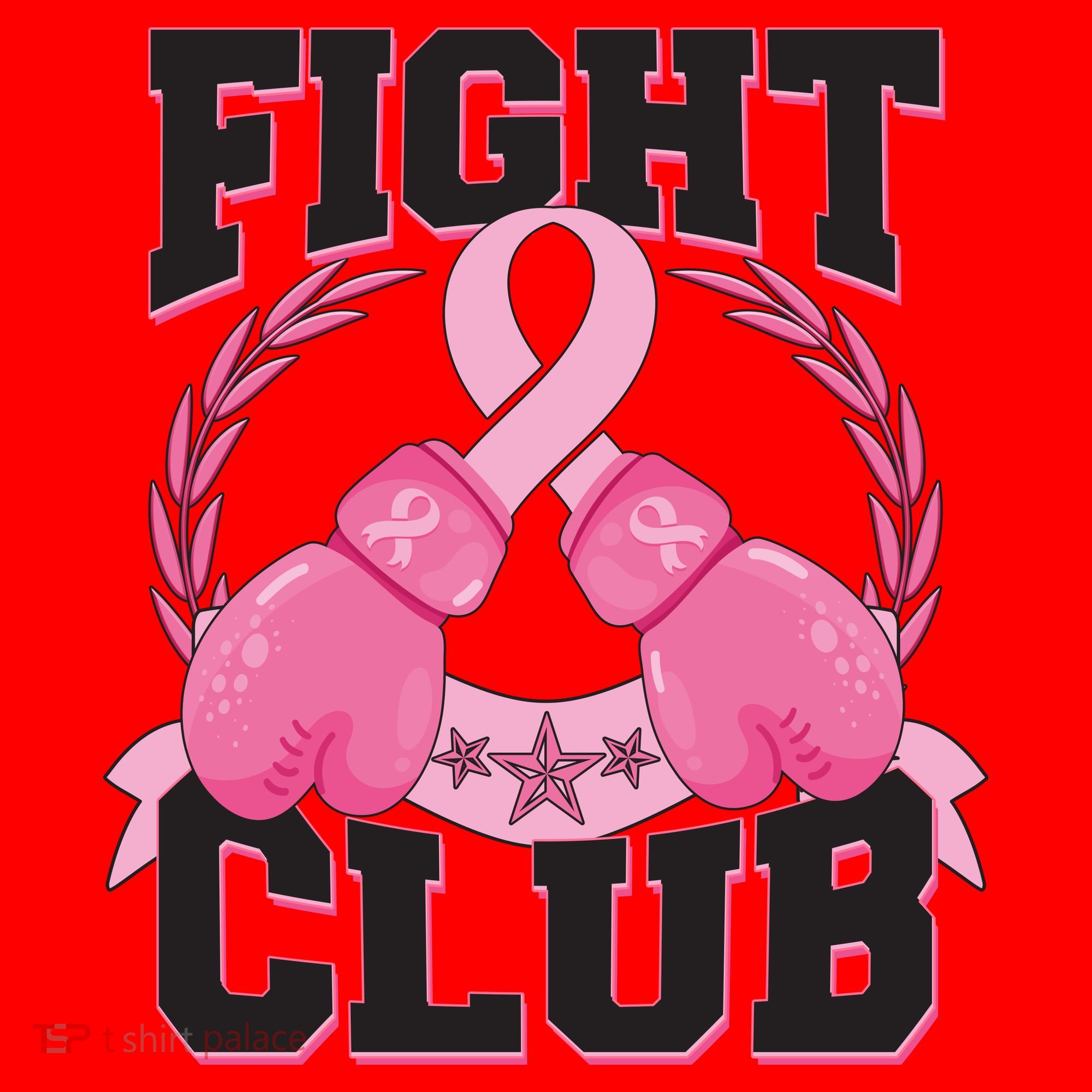 Fight Club Breast Cancer Awareness Warrior Santa Hat
