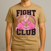 Fight Club Breast Cancer Awareness Warrior T-Shirt thumb 3