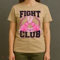 Fight Club Breast Cancer Awareness Warrior T-Shirt thumb 4