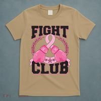 Fight Club Breast Cancer Awareness Warrior T-Shirt thumb 5