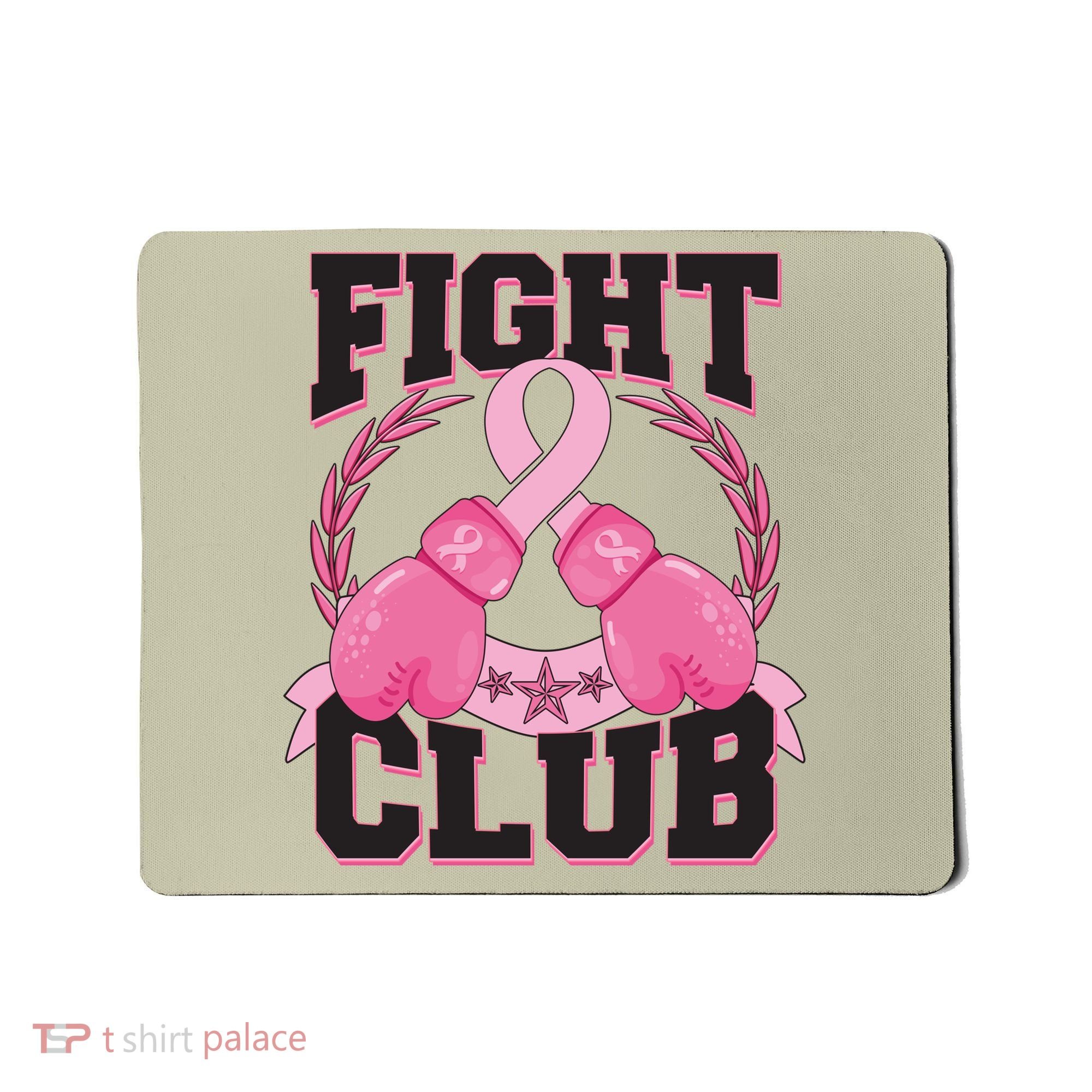 Fight Club Breast Cancer Awareness Warrior Mousepad