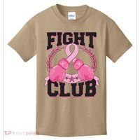 Fight Club Breast Cancer Awareness Warrior Kids T-Shirt thumb 0