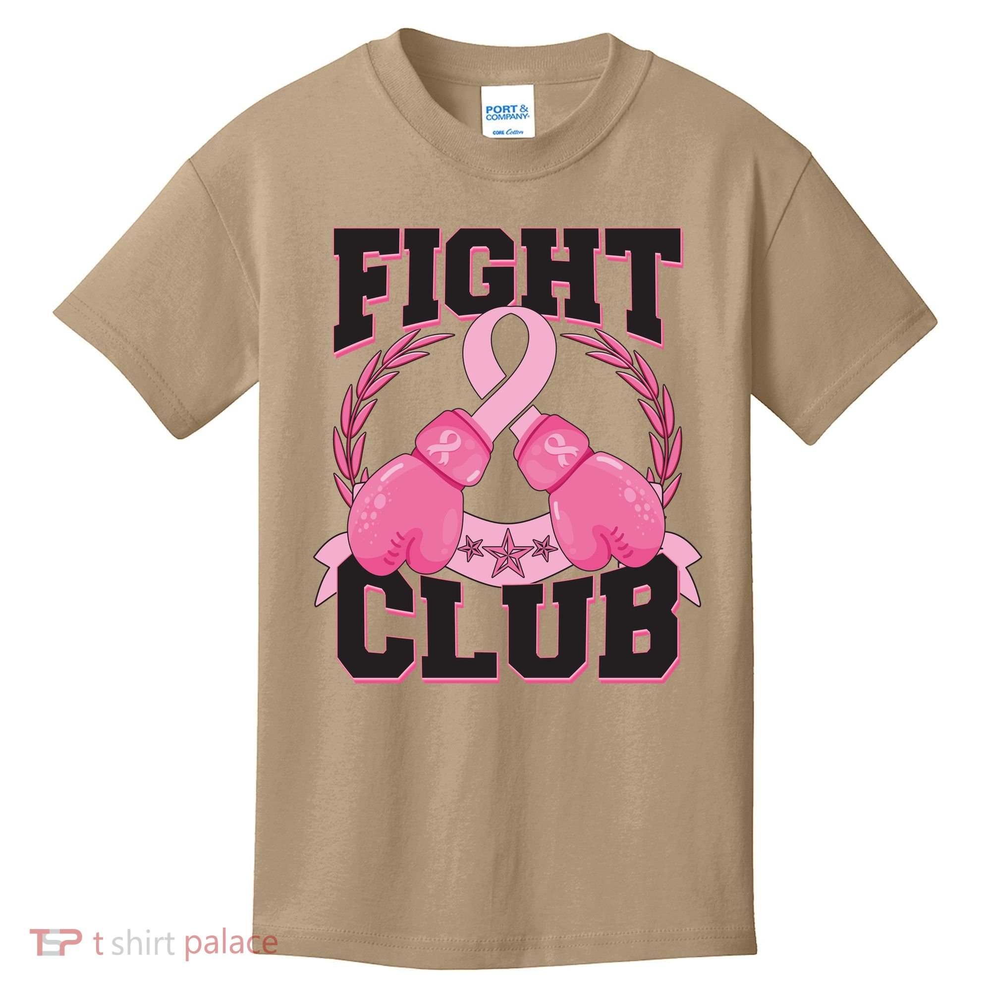 Fight Club Breast Cancer Awareness Warrior Kids T-Shirt