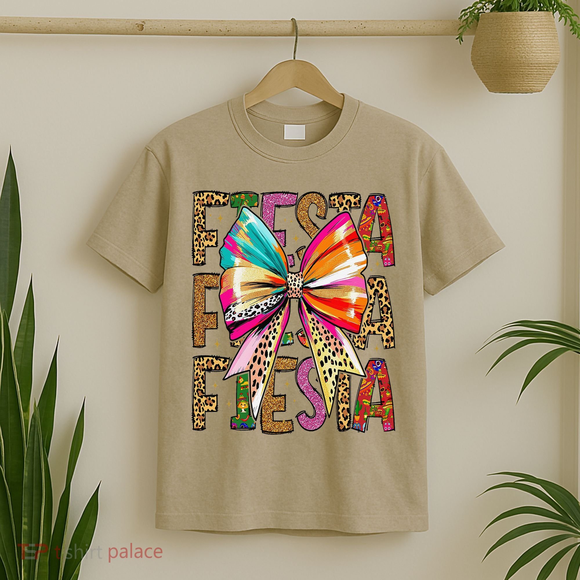 Fiesta Coquette Bow Cinco De Mayo Mexican Fiesta Women Girl T-Shirt