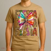 Fiesta Coquette Bow Cinco De Mayo Mexican Fiesta Women Girl T-Shirt thumb 3