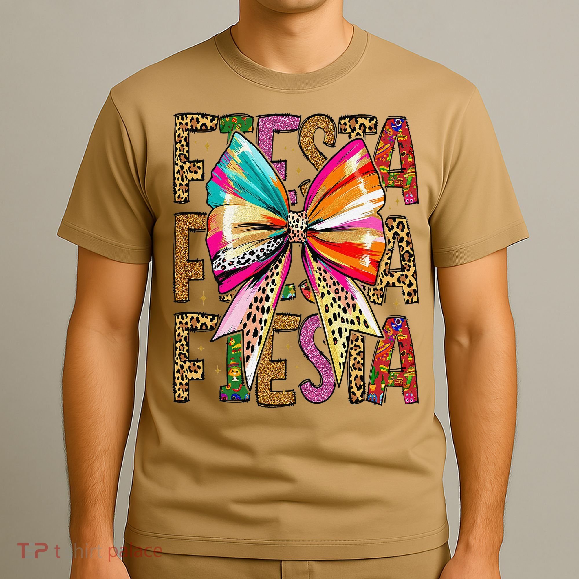 Fiesta Coquette Bow Cinco De Mayo Mexican Fiesta Women Girl T-Shirt