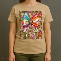 Fiesta Coquette Bow Cinco De Mayo Mexican Fiesta Women Girl T-Shirt thumb 4