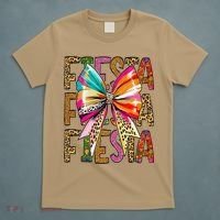 Fiesta Coquette Bow Cinco De Mayo Mexican Fiesta Women Girl T-Shirt thumb 5