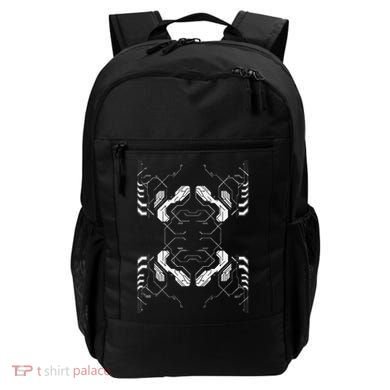 Futuristic Circuit Board Pattern Design Backpack
