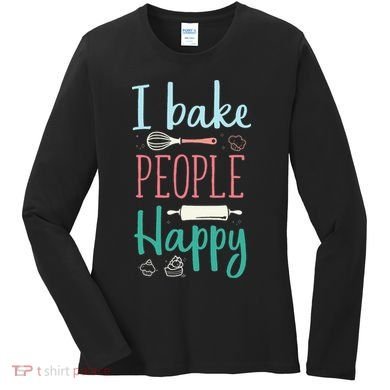Funny Cookie Baking Love Baker Lover Best Baking Women's Long Sleeve Shirt