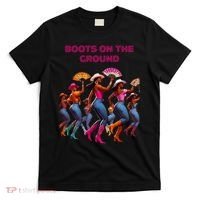 Funny Cowgirl Boots Bling Cute Love Country Life T-Shirt thumb 0